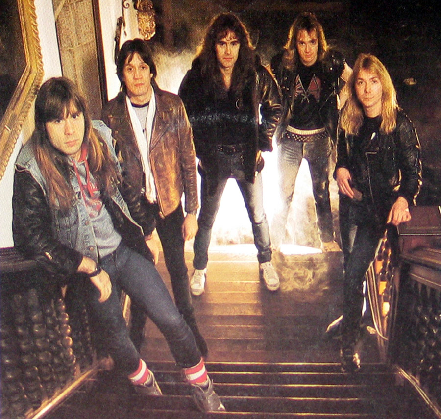 IRON MAIDEN - Flight of Icarus 12" Maxi Single
 back cover