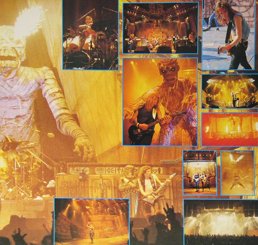 IRON MAIDEN - Live After Death France release 12" 2LP Vinyl Album custom inner sleeve