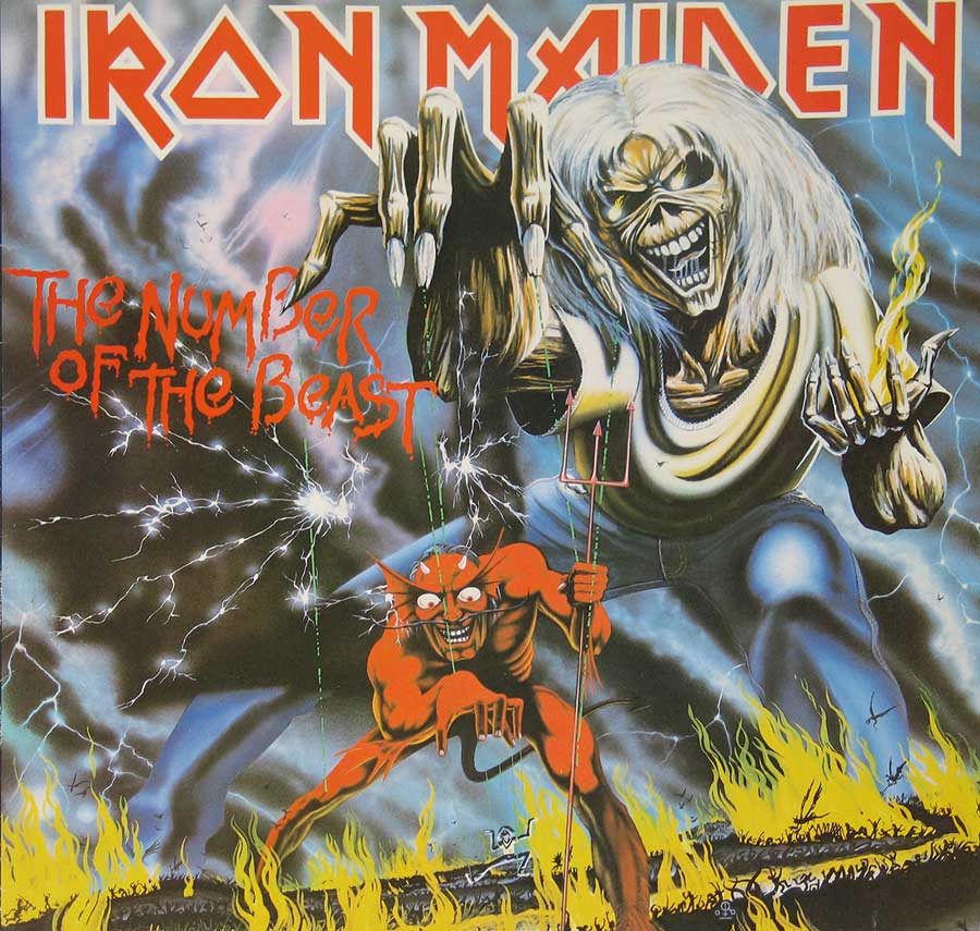 IRON MAIDEN - Number of the Beast Germany 2nd Release 12" Vinyl LP Album
 front cover https://vinyl-records.nl