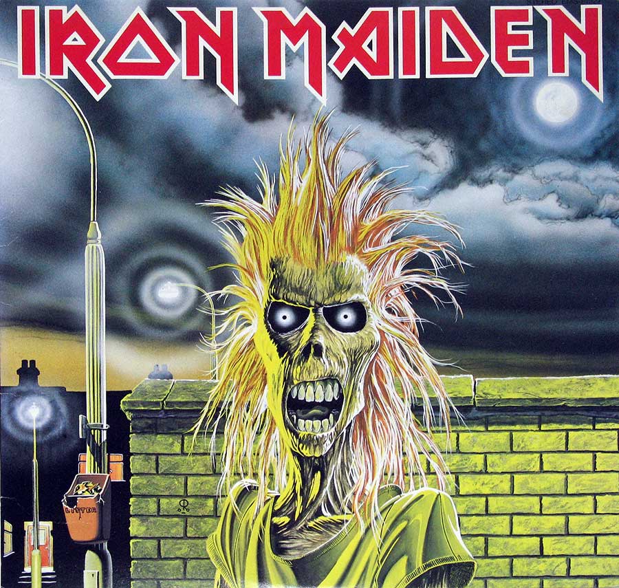 IRON MAIDEN - Self-Titled Toshiba Japan 12" Vinyl LP Album album front cover