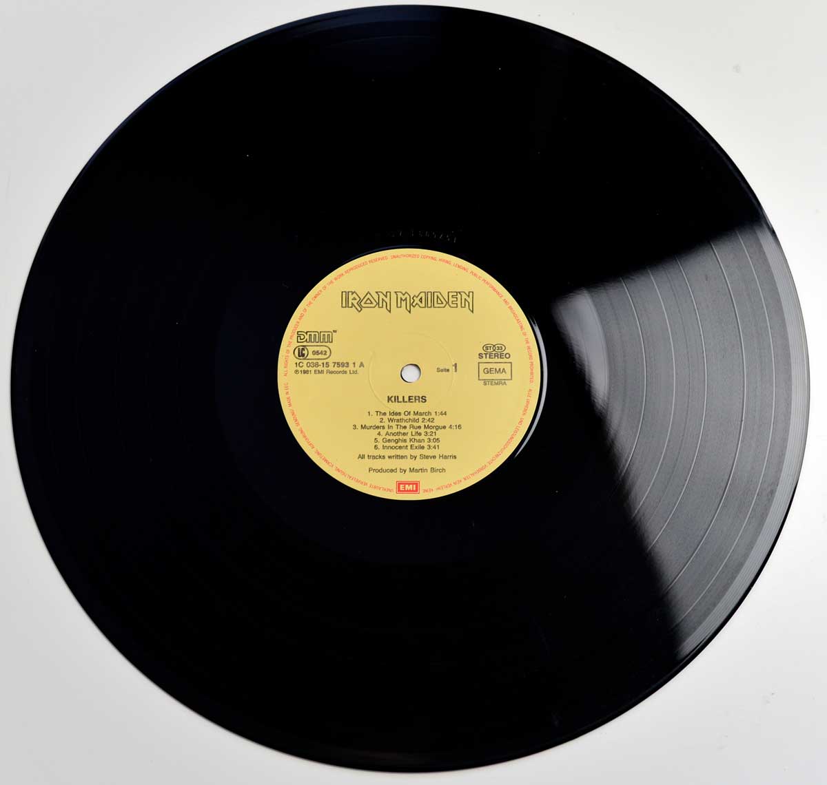 Photo of record 1 of IRON MAIDEN - Killers Fame Germany 