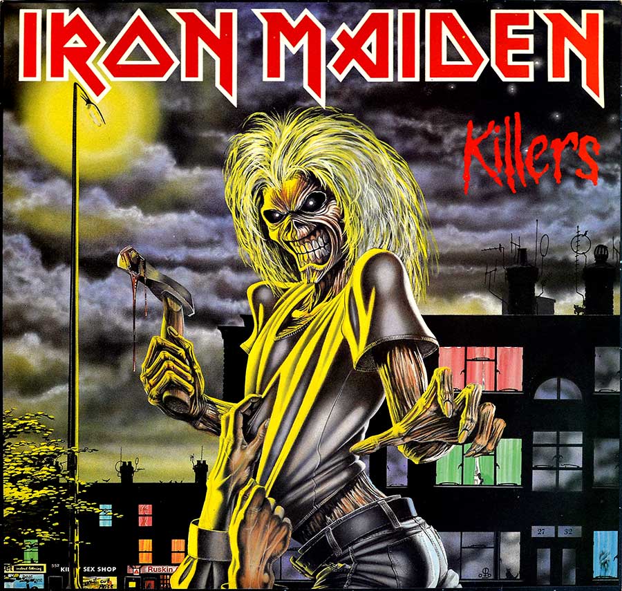 IRON MAIDEN - Killers Netherlands 12" LP ALBUM VINYL front cover https://vinyl-records.nl