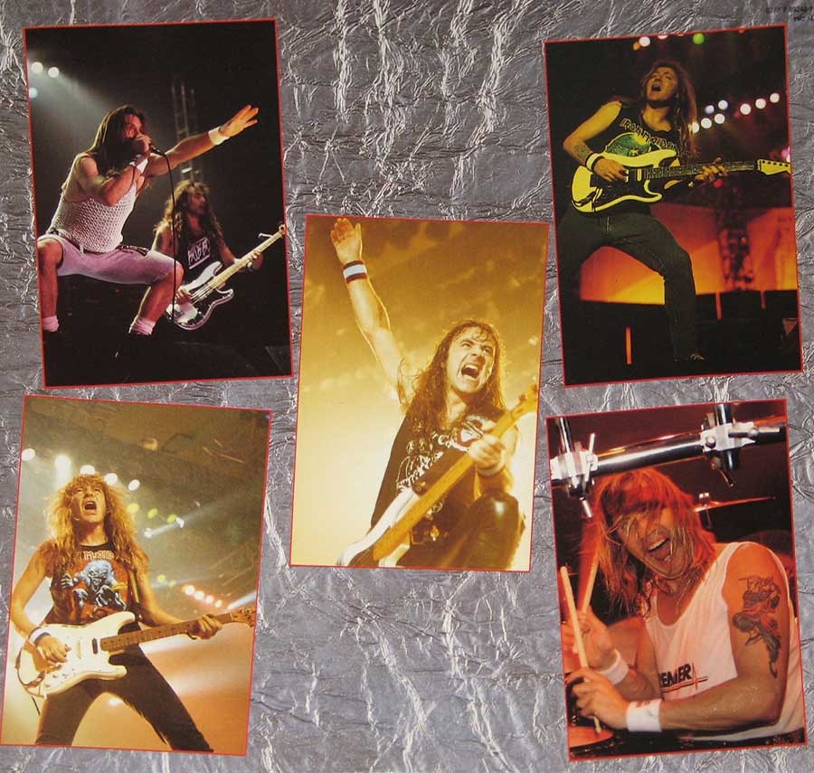Photo One Of The Original Custom Inner Sleeve IRON MAIDEN - A Real Dead One 