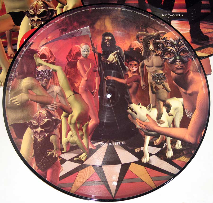 Photo of Side Two of IRON MAIDEN - Dance of Death (Double 2x12" Picture Disc) 