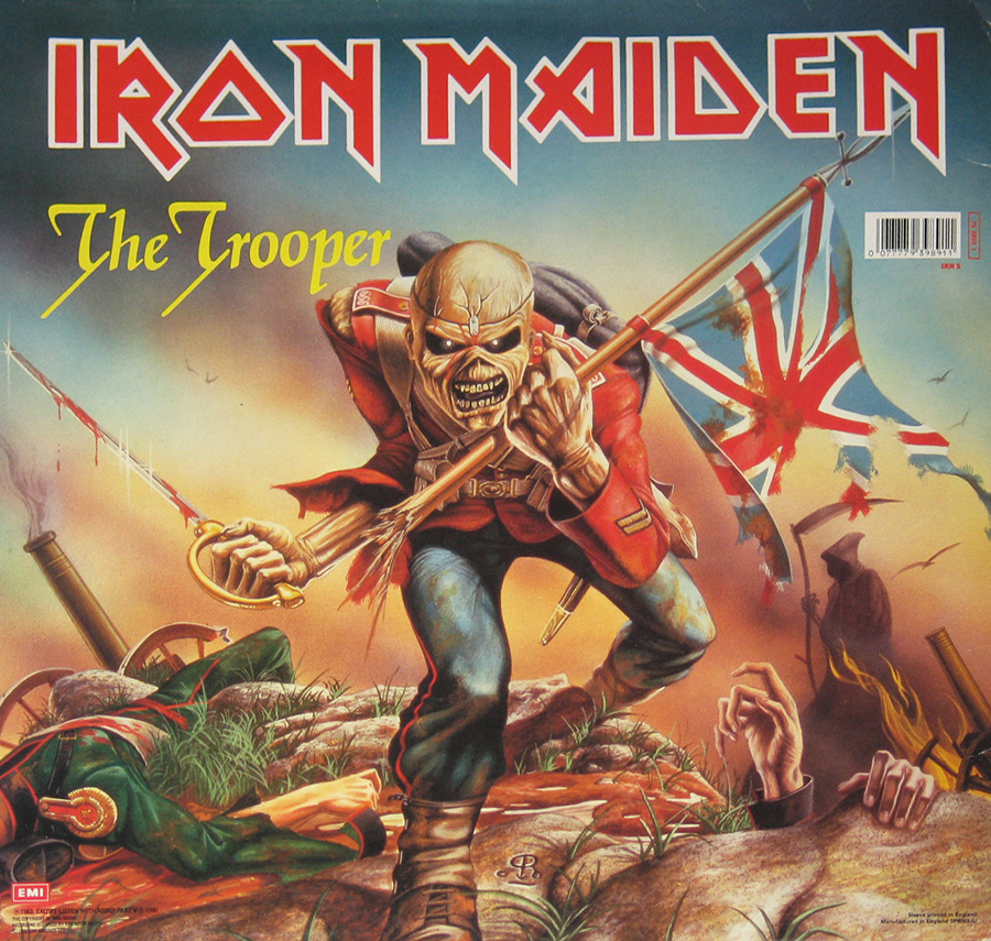 Front Cover Photo Of IRON MAIDEN - The Trooper First Ten Years