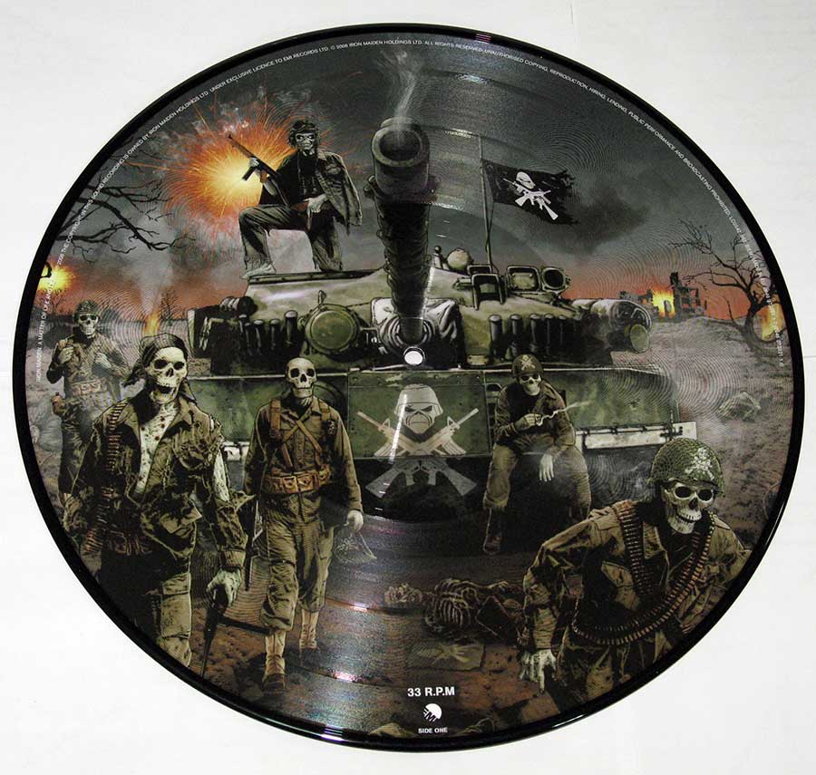 IRON MAIDEN - A Matter Of Life And Death 2LP PICTURE DISC vinyl lp record 