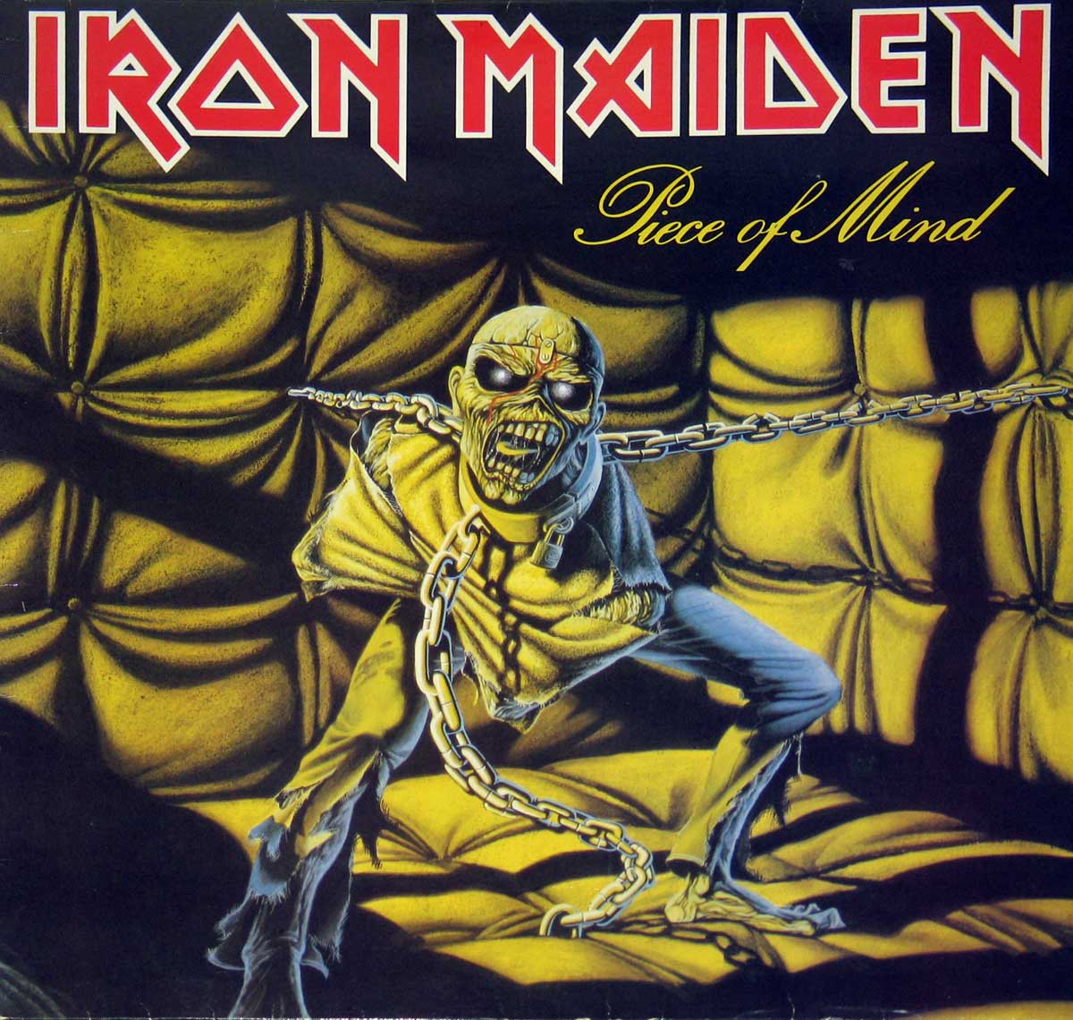 Album Front Cover Photo of IRON MAIDEN - Piece Of Mind UK Pressing 