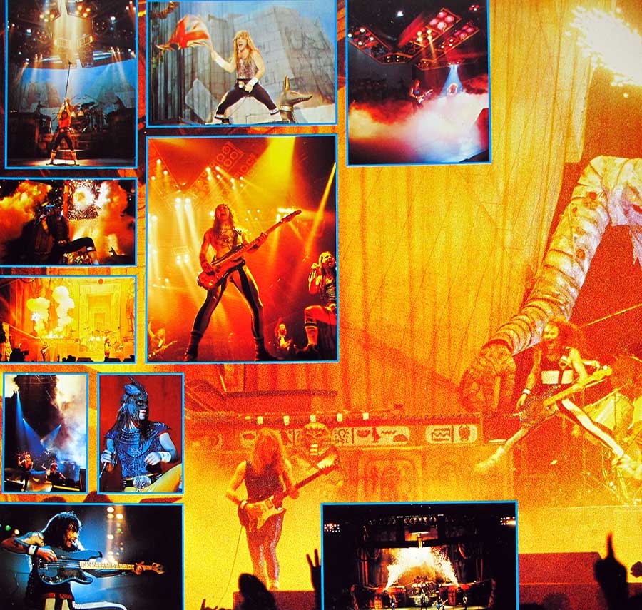IRON MAIDEN - LIVE AFTER DEATH Usa Release 2LP + Booklet vinyl Album inner gatefold cover