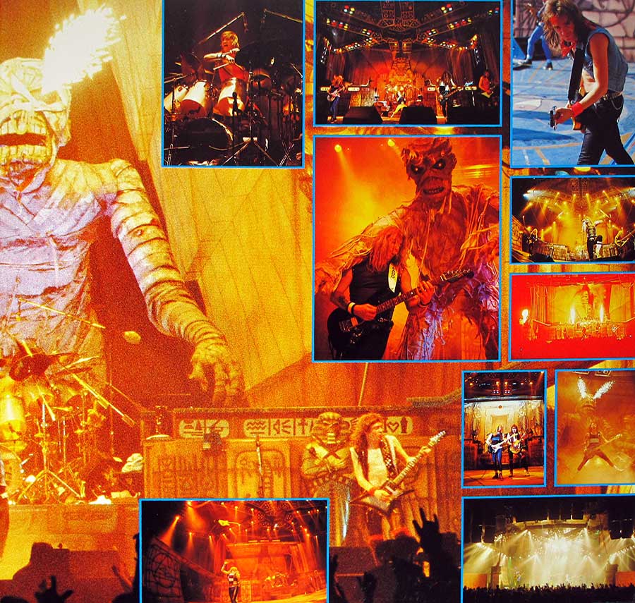 IRON MAIDEN - LIVE AFTER DEATH Usa Release 2LP + Booklet vinyl Album inner gatefold cover