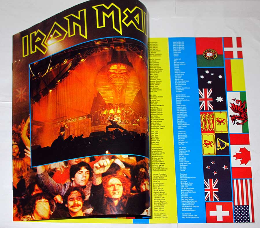 IRON MAIDEN - LIVE AFTER DEATH Usa Release 2LP + Booklet vinyl Album custom inner sleeve
