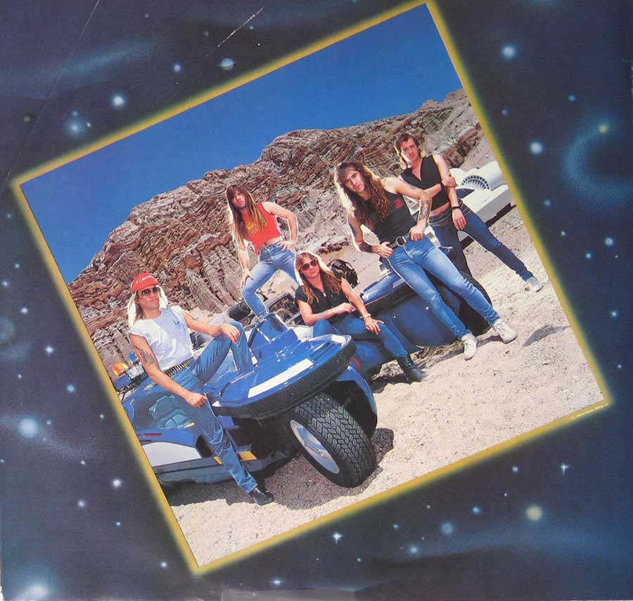 Photo One Of The Original Custom Inner Sleeve IRON MAIDEN - Somewhere in Time USA 12" Vinyl LP Album 