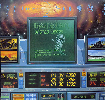 Thumbnail Of  IRON MAIDEN - Wasted Years 12" Maxi-Single  album front cover
