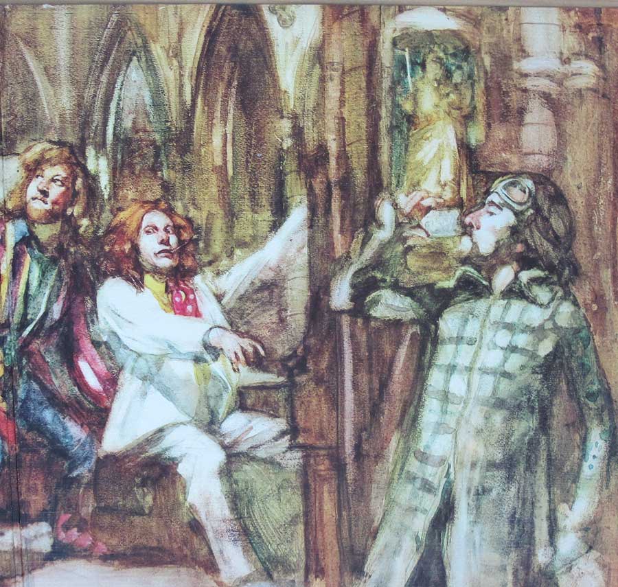 JETHRO TULL - Aqualung Gatefold Chrysalis England Porky Prime Cut 12" LP Vinyl Album inner gatefold cover
