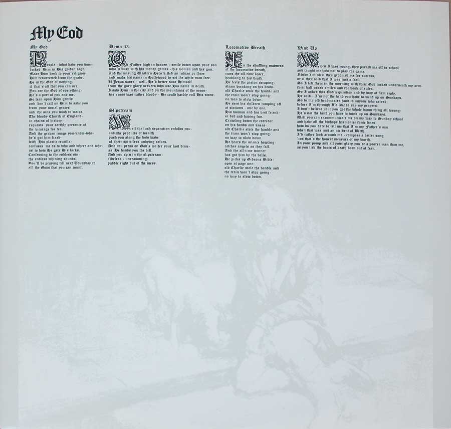 JETHRO TULL - Aqualung Gatefold Chrysalis England Porky Prime Cut 12" LP Vinyl Album custom inner sleeve