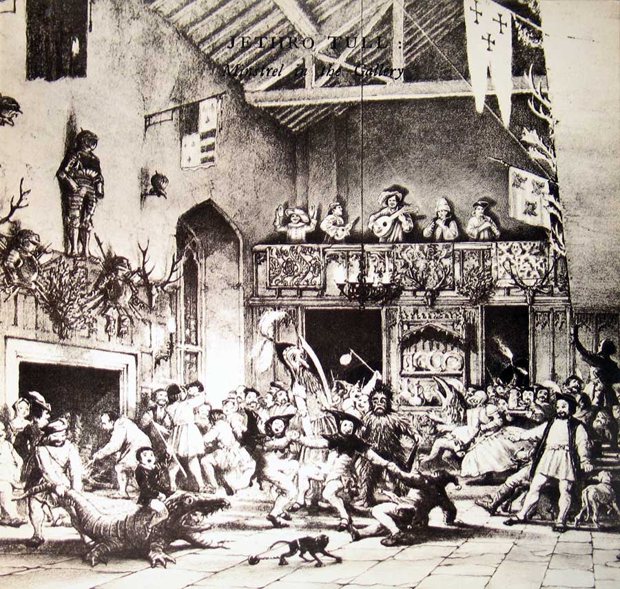 Front Cover Photo Of JETHRO TULL - Minstrel in the Gallery 12" Vinyl LP Album