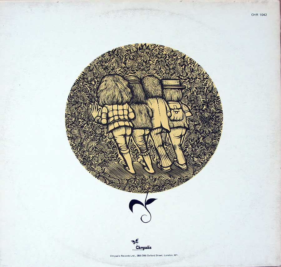 Photo of album back cover JETHRO TULL - Stand Up Pop-Up Gimmick Gatefold England Green Chrysalis Label 12" Vinyl LP ALbum