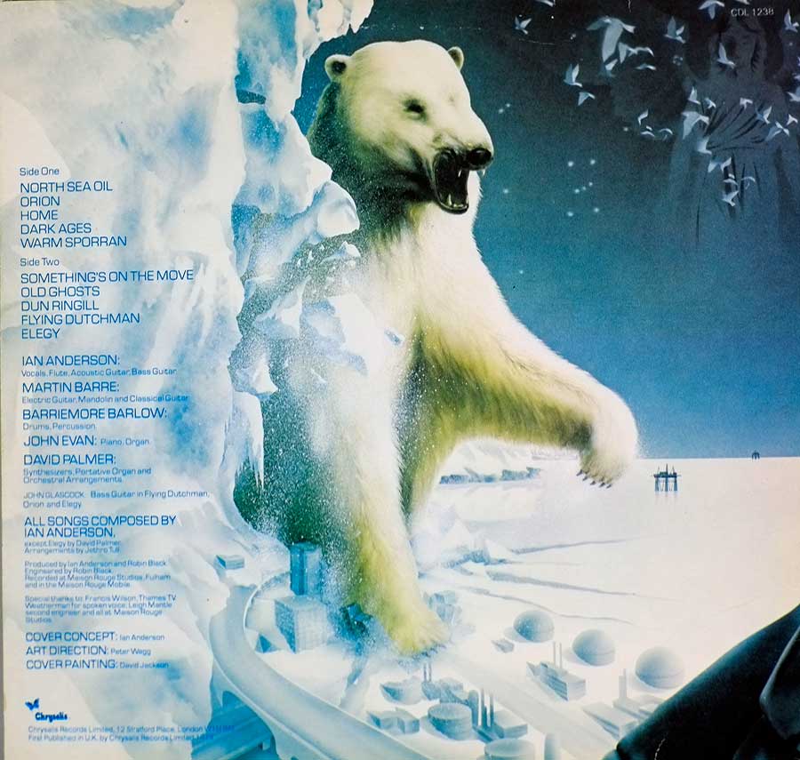 Photo of album back cover JETHRO TULL - Storm Watch ( UK )
