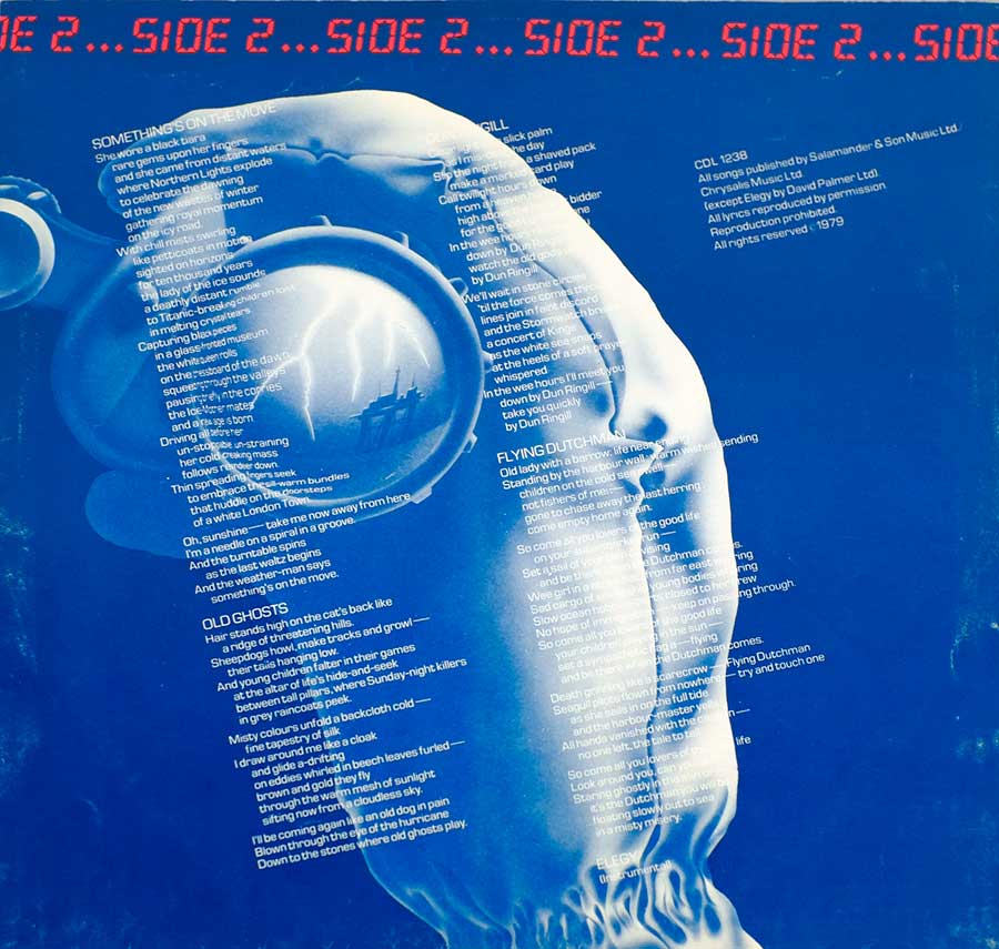 Photo Two of the original custom inner sleeve  JETHRO TULL - Storm Watch ( UK )