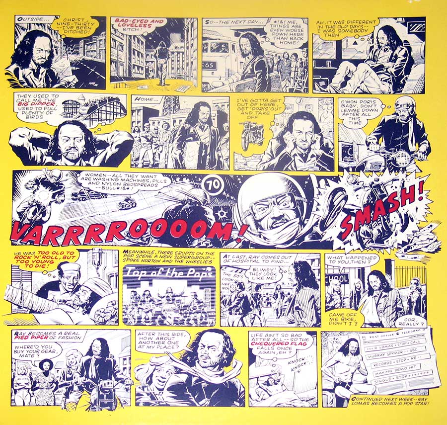 JETHRO TULL - Too Old To Rock 'n' Roll: Too Young To Die! 12" Vinyl LP Album custom inner sleeve