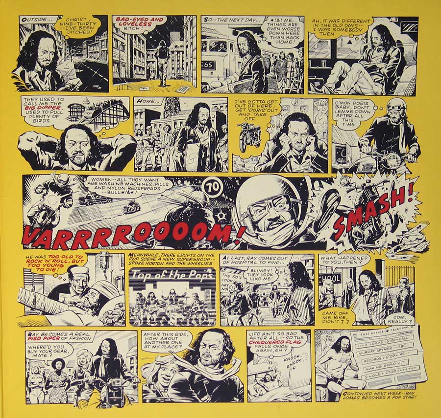 JETHRO TULL - Too Old To Rock 'n' Roll: Too Young to Die Green Label 12" Vinyl LP Album custom inner sleeve