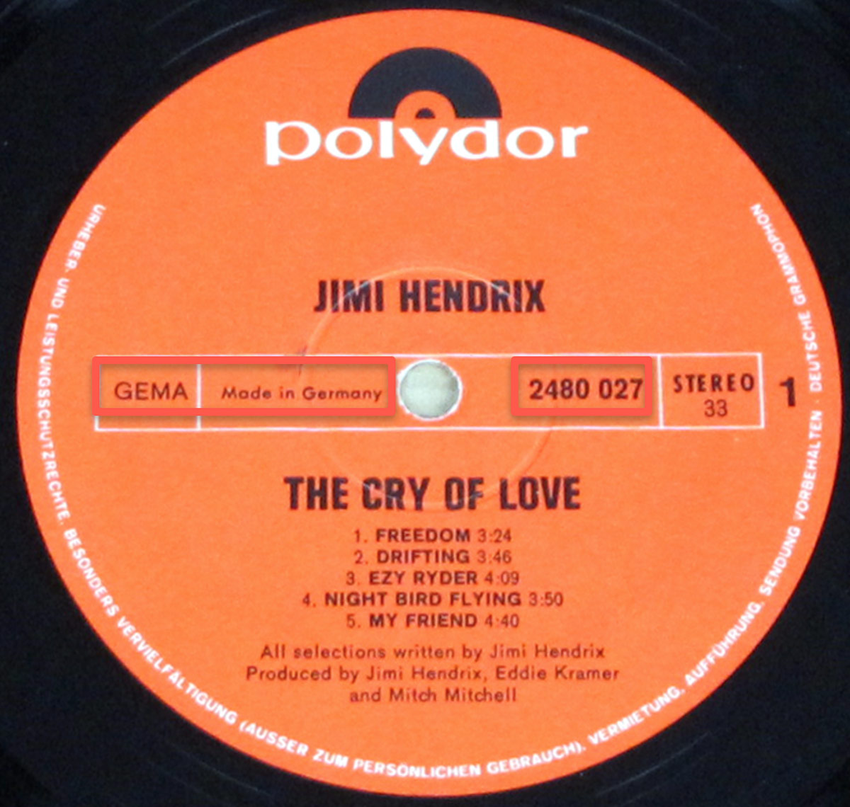 High Resolution Photo of Hendrix 