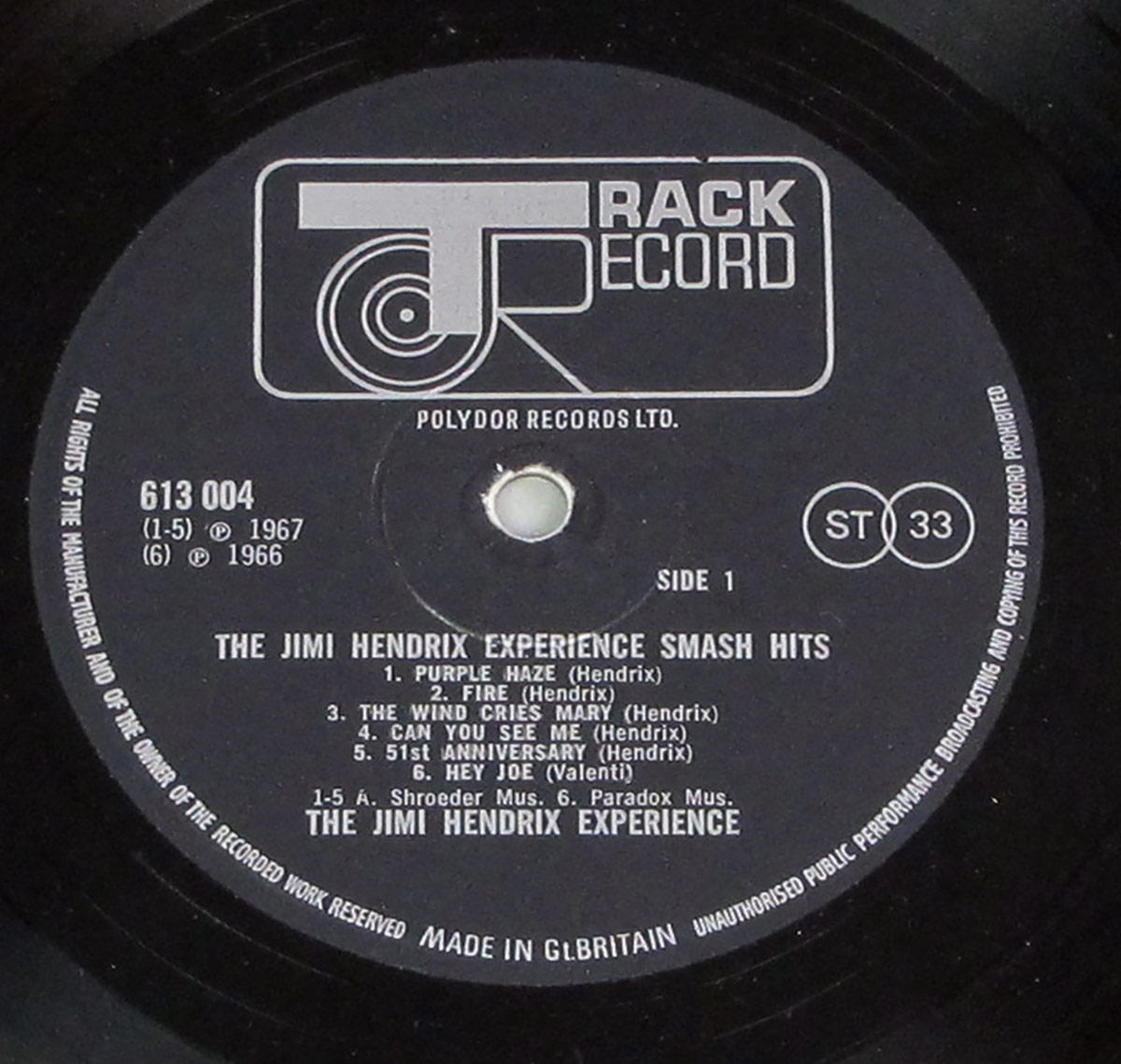 High Resolution Photo of jimi hendrix smash hits first 