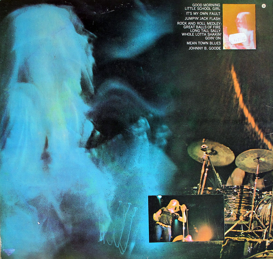 JOHNNY WINTER - And Live Gatefold Cover 12" LP Vinyl Album
 back cover