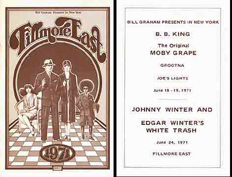 Photo of Johnny Winter And, Edgar Winter’s White Trash, June 24, 1971 - FILLMORE EAST 