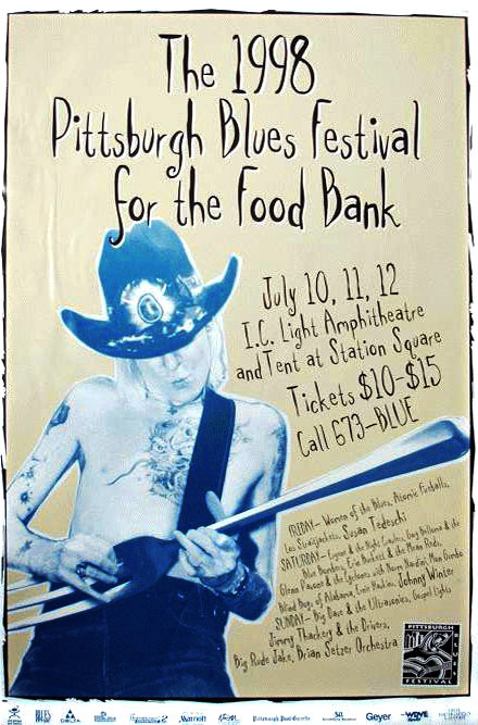 Photo of Poster of The Pittsburgh Blues Festival  