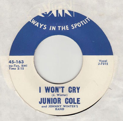 Photo #1 of I Won’t Cry - 2:15 (J. Winter)