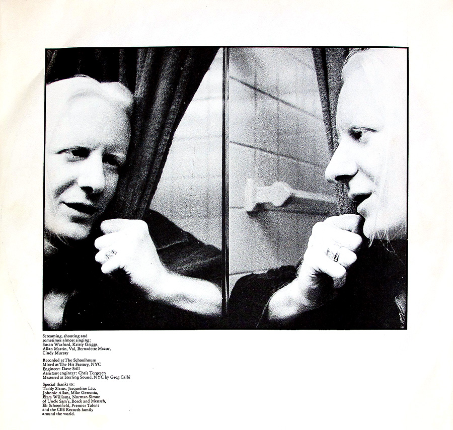 JOHNNY WINTER - Raisin Cain 12" Vinyl LP Album  custom inner sleeve