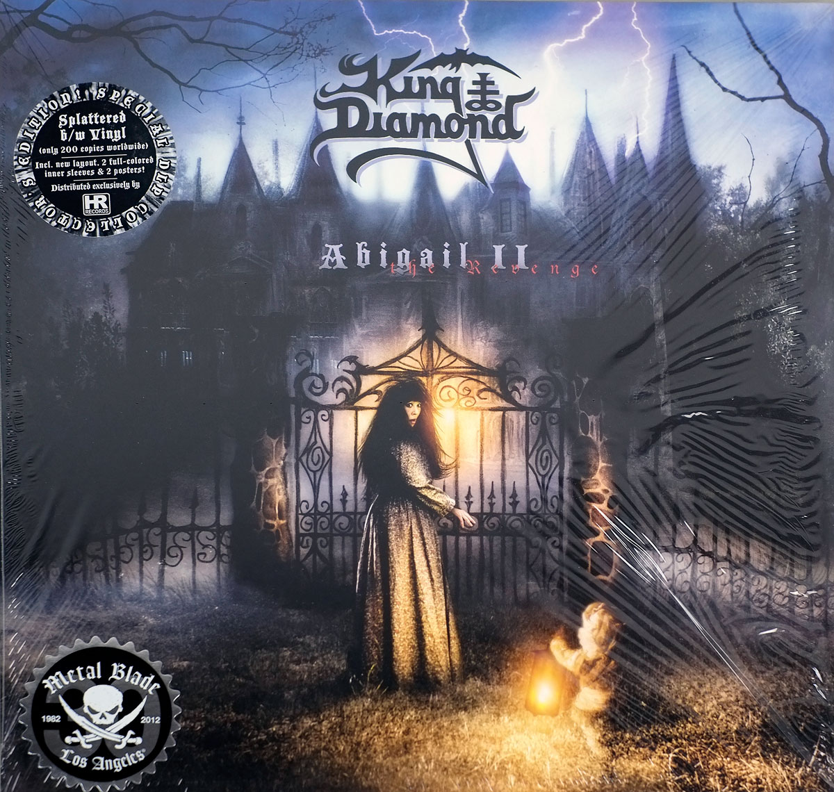 High Resolution Photo of KING DIAMOND - Abigail II B/W Splatter Vinyl 