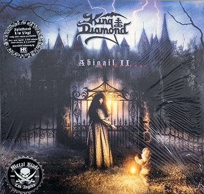 Thumbnail of KING DIAMOND - Abigail II Black & White Splatter Vinyl 12" 2LP Album front cover