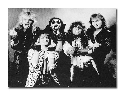 Photo of King Diamond and his band