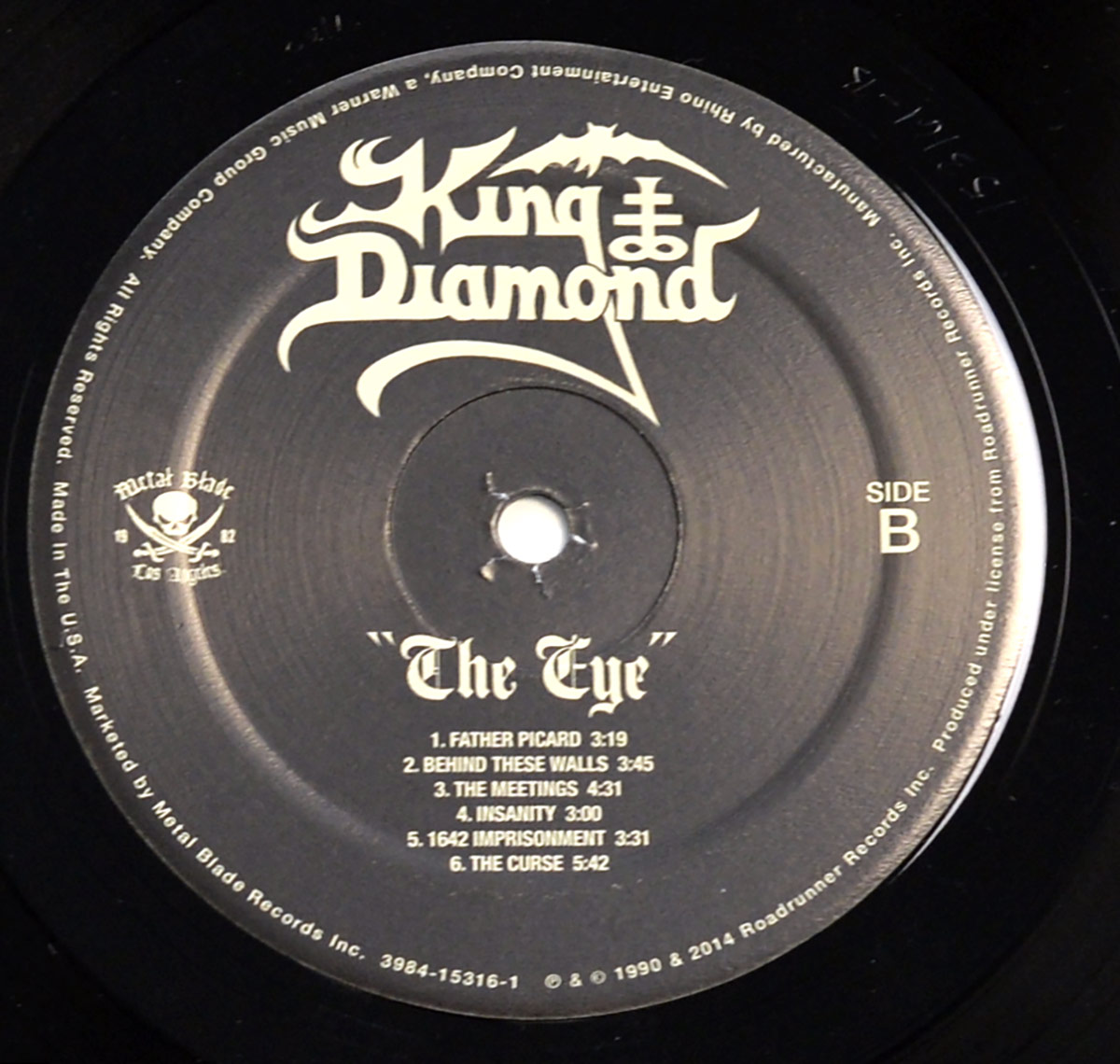 Photo of record 1   of KING DIAMOND - The Eye  