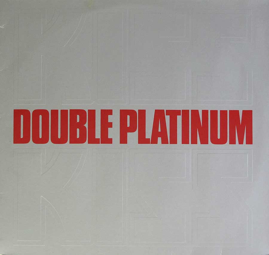 KISS - Double Platinum Gatefold 12" 2LP Vinyl Album front cover https://vinyl-records.nl