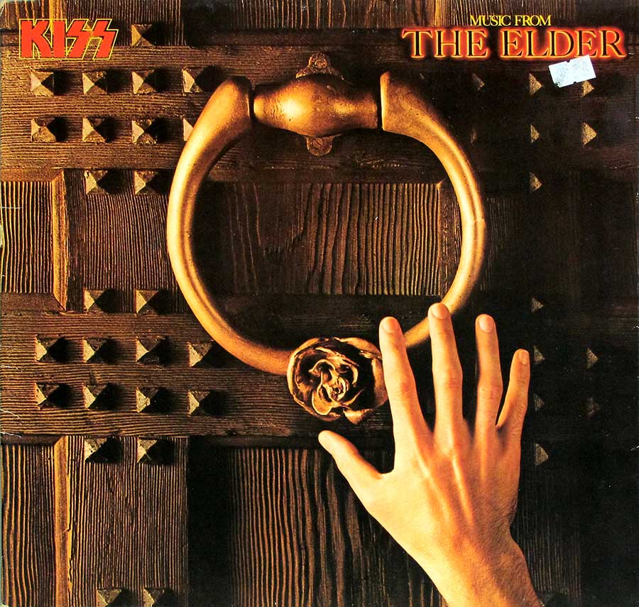KISS - Music From The Elder French Release Gatefold 12" LP Vinyl Album album front cover