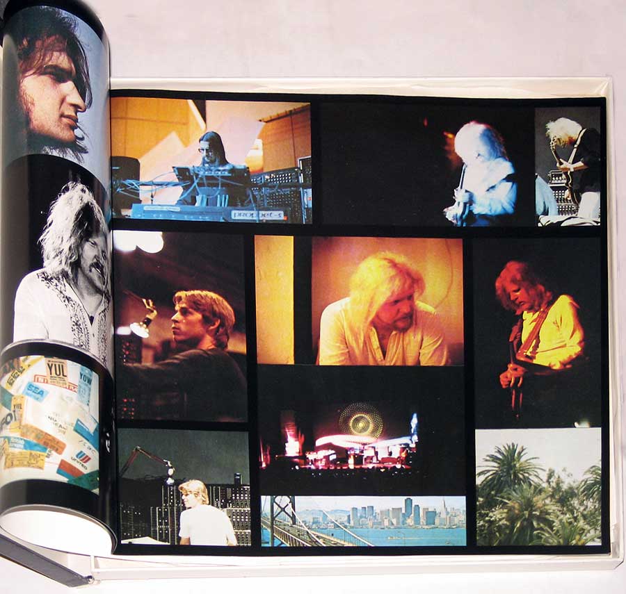 Photo of the left page inside cover TANGERINE DREAM - '70-'80 4LP Box-set  