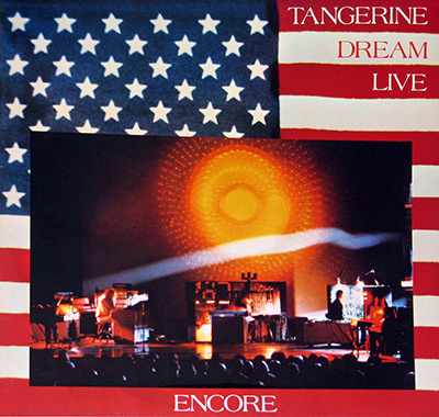 TANGERINE DREAM - Encore Live Double LP (Virgin Solid Green and Twins Versions) album front cover vinyl record