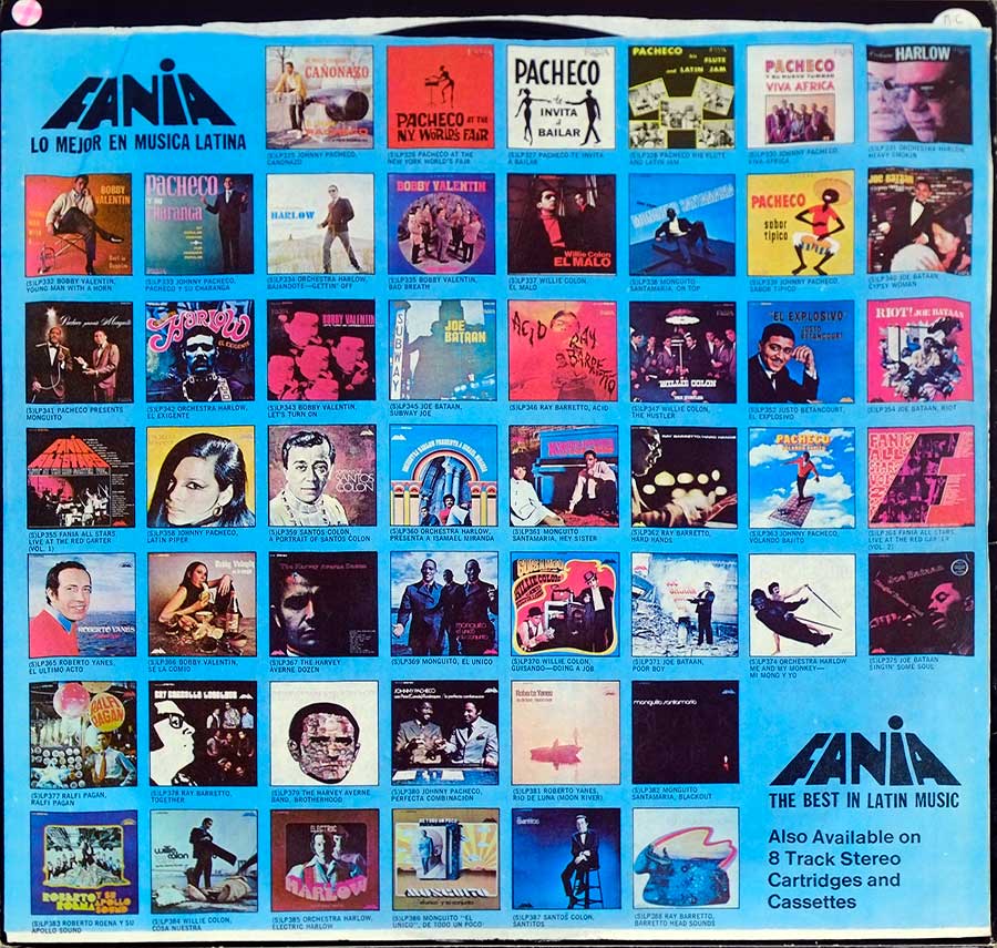 Photo #2 of the original custom inner sleeve  FANIA ALL STARS - Live At Yankee Stadium Vol. 2 ( with Manu Dibango ) 