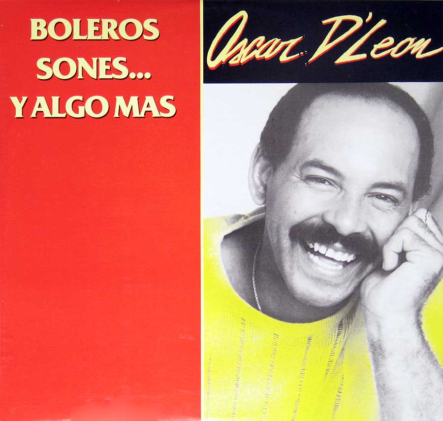 OSCAR D'LEON - Boleros, Sones y Algo Mas Salsa Venezuela 12" Vinyl LP Album front cover https://vinyl-records.nl