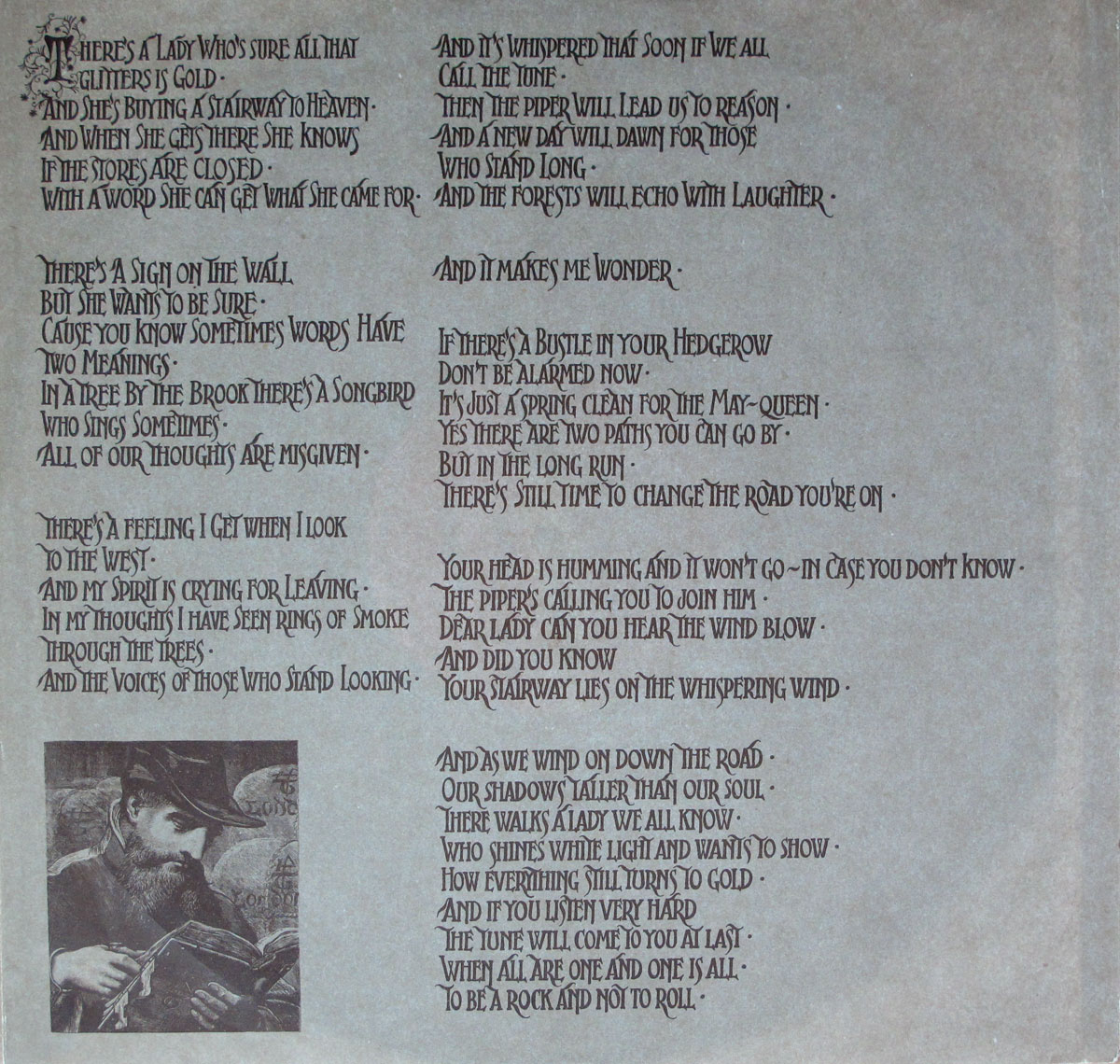 High Resolution Photo of LED ZEPPELIN IV ZOSO Spain 