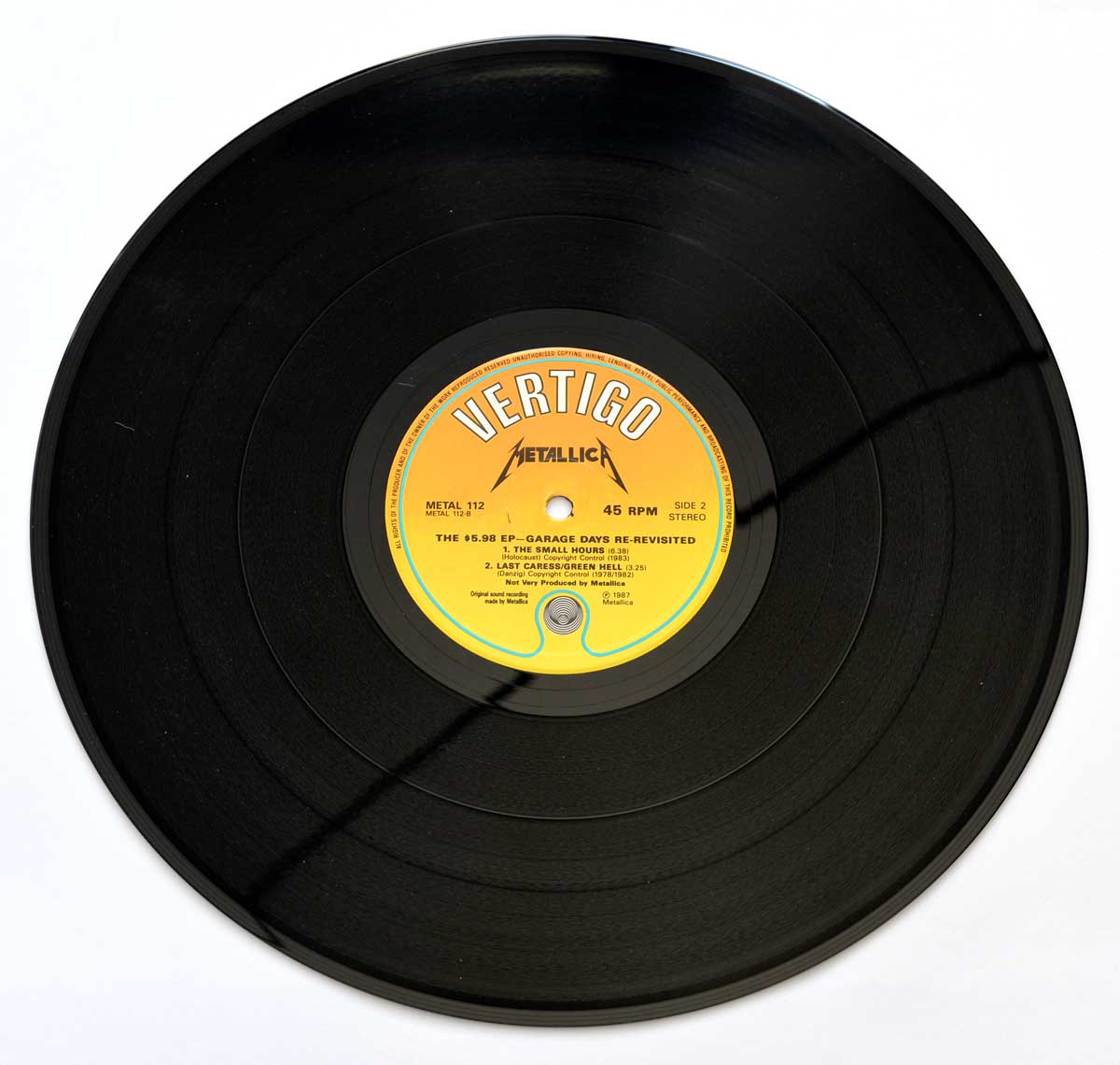 Photo of "METALLICA - The 5.98 Garage Days Re-Revisited (UK)" 12" LP Record - Side Two: