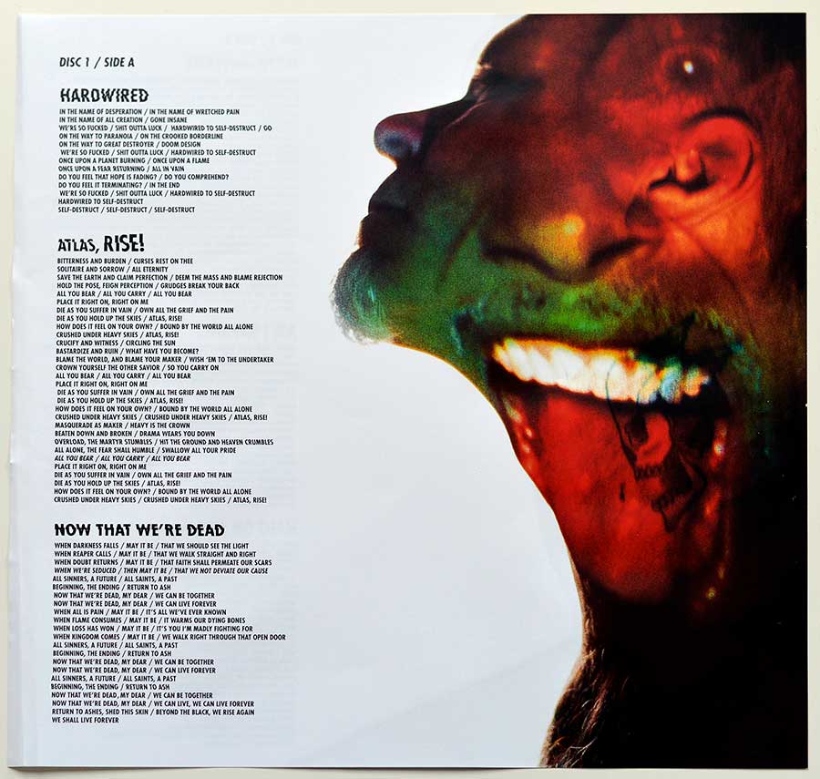 Photo of the custom inner sleeve METALLICA - Hardwired to Self Destruct ( Blackened Records ) 