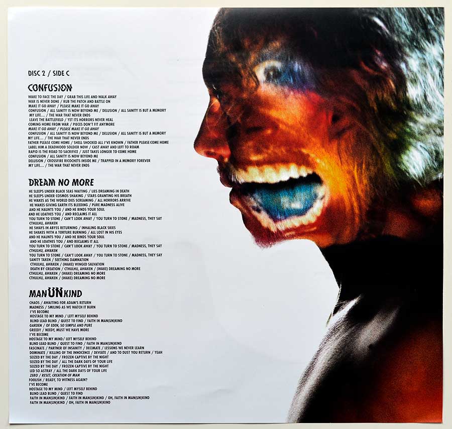 Photo of the custom inner sleeve  METALLICA - Hardwired to Self Destruct ( Blackened Records ) 