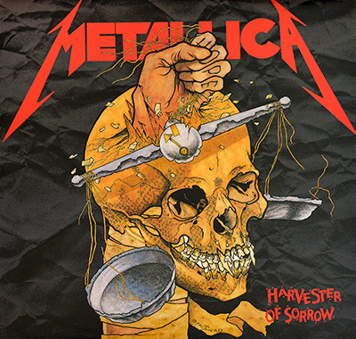 METALLICA - Harvester of Sorrow album front cover vinyl record