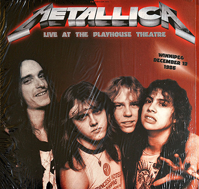 METALLICA - Live at the Playhouse Theatre album front cover vinyl record