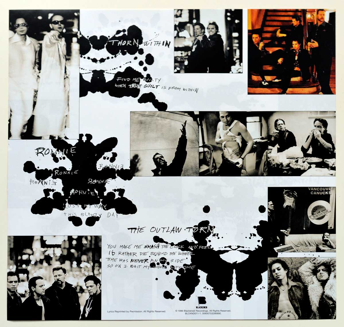 Photo two of album back cover METALLICA - Load Gatefold 2LP 180GR LP Thrash Blackened Records 