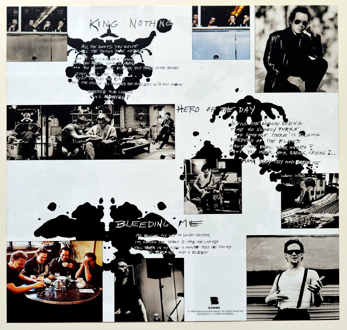 Photo four  of album back cover METALLICA - Load Gatefold 2LP 180GR LP Thrash Blackened Records 