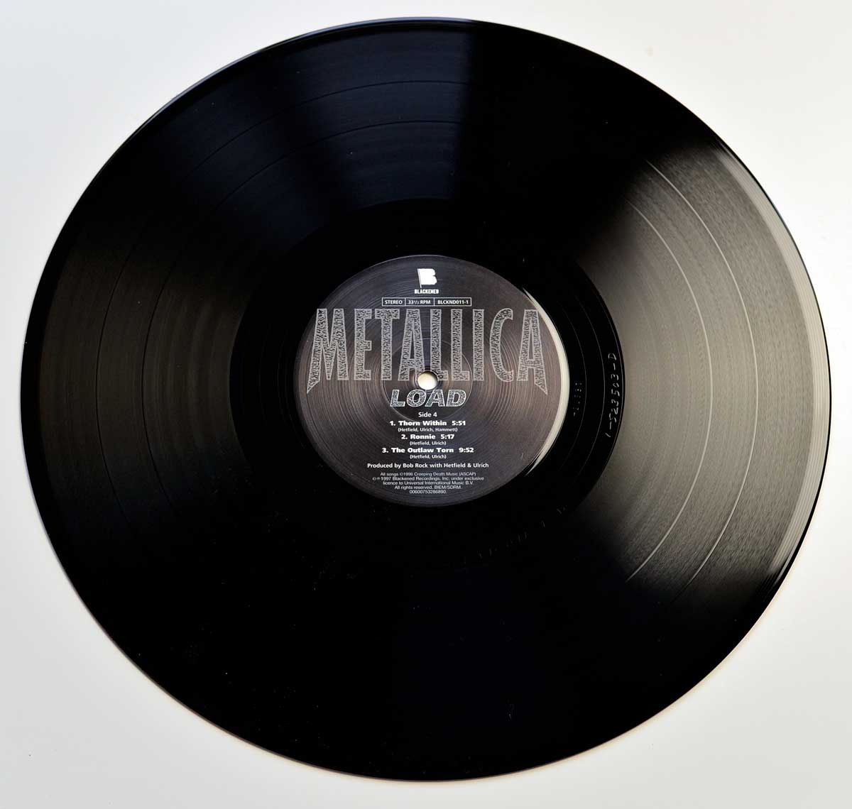 Photo of Side Four: METALLICA - Load Gatefold 2LP 180GR LP Thrash Blackened Records 
